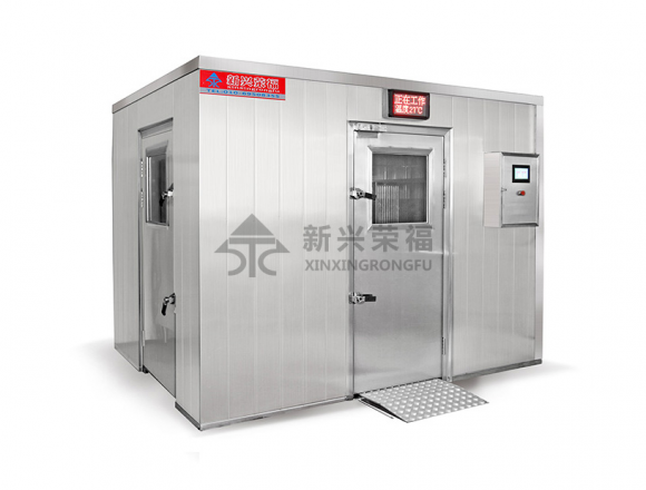 中央廚房餐具消毒神器,新興榮福熱風(fēng)循環(huán)消毒存儲(chǔ)庫